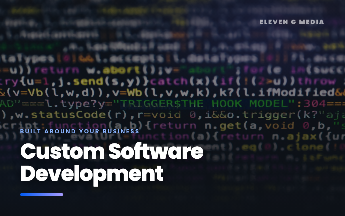 Custom software development by the same team behind our AI music production